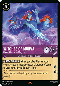 Witches of Morva - Orddu, Orwen, and Orgoch - Winterspell (Rare) [11WSP-57] Hoofdafbeelding