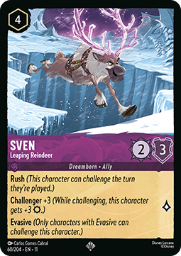 Sven - Leaping Reindeer - Winterspell (Super Rare) [11WSP-60] Hoofdafbeelding