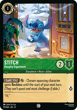 Stitch - Naughty Experiment - Winterspell (Common) [11WSP-70] Hoofdafbeelding