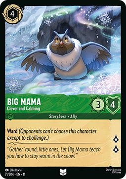 Big Mama - Clever and Calming - Winterspell (Uncommon) [11WSP-71] Hoofdafbeelding