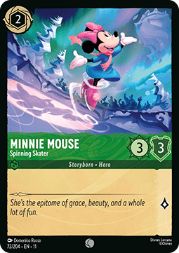 Minnie Mouse - Spinning Skater - Winterspell (Common) [11WSP-72] Hoofdafbeelding