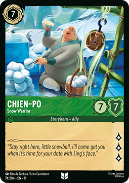 Chien-Po - Snow Warrior - Winterspell (Uncommon) [11WSP-74] Hoofdafbeelding
