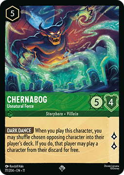 Chernabog - Unnatural Force - Winterspell (Super Rare) [11WSP-77] Hoofdafbeelding