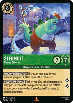 Stegmutt - Clumsy Dinosaur - Winterspell (Rare) [11WSP-79] Hoofdafbeelding