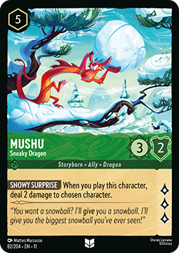 Mushu - Sneaky Dragon (V.1) - Winterspell (Uncommon) [11WSP-82] Hoofdafbeelding