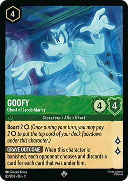 Goofy - Ghost of Jacob Marley - Winterspell (Super Rare) [11WSP-83] Hoofdafbeelding