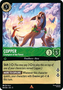 Copper - Champion of the Forest - Winterspell (Rare) [11WSP-84] Hoofdafbeelding