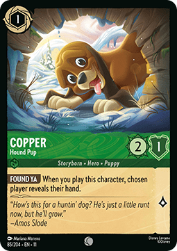 Copper - Hound Pup - Winterspell (Common) [11WSP-85] Hoofdafbeelding
