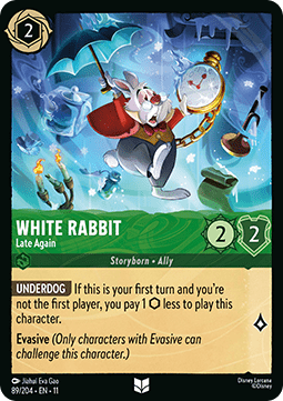 White Rabbit - Late Again - Winterspell (Uncommon) [11WSP-89] Immagine principale del prodotto