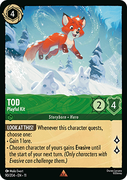 Tod - Playful Kit - Winterspell (Rare) [11WSP-90] Immagine principale del prodotto