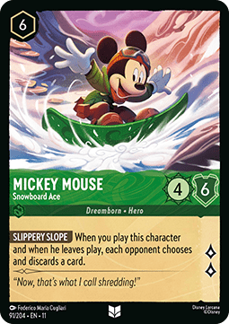 Mickey Mouse - Snowboard Ace - Winterspell (Uncommon) [11WSP-91] Immagine principale del prodotto