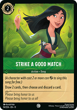 Strike a Good Match - Winterspell (Common) [11WSP-94] Immagine principale del prodotto