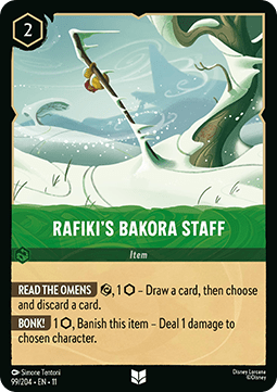 Rafiki's Bakora Staff - Winterspell (Uncommon) [11WSP-99] Immagine principale del prodotto