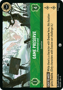 Game Preserve - Protected Land - Winterspell (Common) [11WSP-102] Immagine principale del prodotto