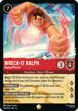 Wreck-it Ralph - Raging Wrecker - Winterspell (Legendary) [11WSP-103] Immagine principale del prodotto