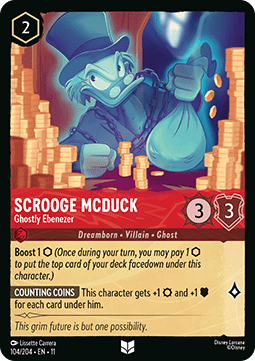 Scrooge McDuck - Ghostly Ebenezer - Winterspell (Uncommon) [11WSP-104] Immagine principale del prodotto