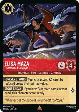Elisa Maza - Transformed Gargoyle - Winterspell (Rare) [11WSP-112] Hauptbild