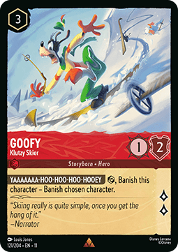 Goofy - Klutzy Skier (V.1) - Winterspell (Common) [11WSP-121] Immagine principale del prodotto