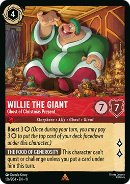 Willie the Giant - Ghost of Christmas Present - Winterspell (Rare) [11WSP-126] Immagine principale del prodotto