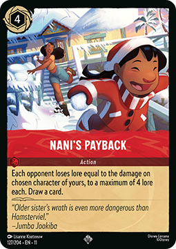 Nani's Payback - Winterspell (Super Rare) [11WSP-127]