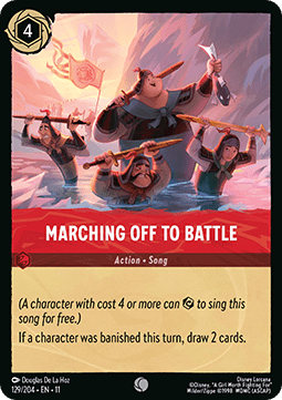 Marching Off to Battle - Winterspell (Common) [11WSP-129] Immagine principale del prodotto