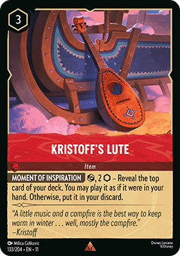 Kristoff's Lute - Winterspell (Rare) [11WSP-133] Hauptbild