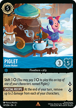 Piglet - Cocoa Maker - Winterspell (Rare) [11WSP-147] Hauptbild