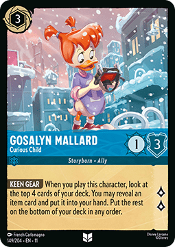 Gosalyn Mallard - Curious Child - Winterspell (Uncommon) [11WSP-149] Hauptbild