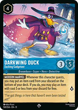 Darkwing Duck - Dashing Gadgeteer - Winterspell (Super Rare) [11WSP-150] Hauptbild