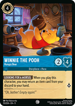 Winnie the Pooh - Hungry Bear (V.1) - Winterspell (Common) [11WSP-151] Hauptbild