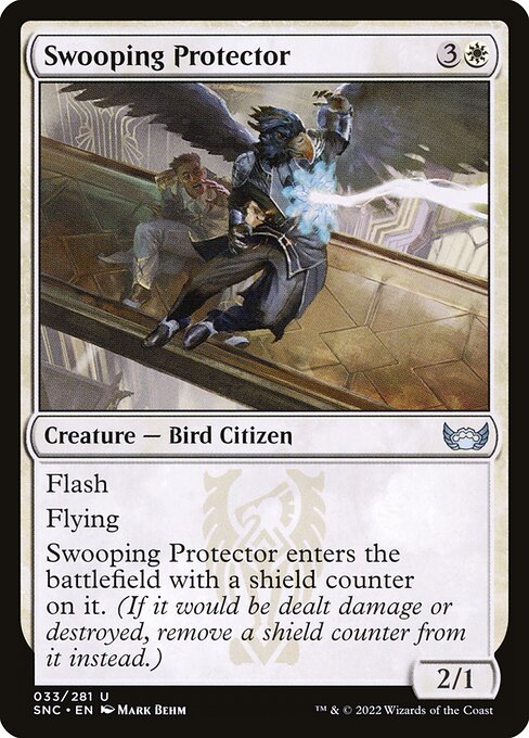Swooping Protector – Streets of New Capenna (SNC-33) Magic: The Gathering card