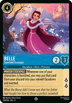 Belle - Snowfield Strategist (V.1) - Winterspell (Super Rare) [11WSP-158] Imagen principal del producto