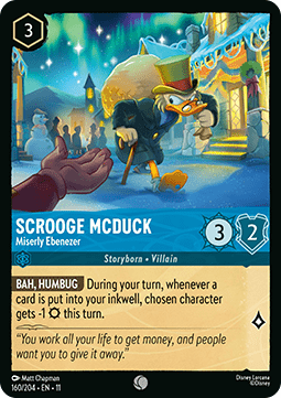Scrooge McDuck - Miserly Ebenezer - Winterspell (Common) [11WSP-160] Imagen principal del producto
