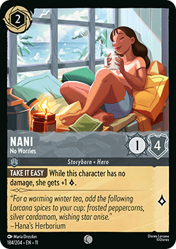 Nani - No Worries - Winterspell (Common) [11WSP-184] Main image