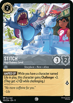 Stitch - High Badness Level - Winterspell (Common) [11WSP-185] Main image