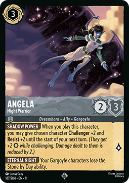 Angela - Night Warrior - Winterspell (Super Rare) [11WSP-187] Immagine principale del prodotto