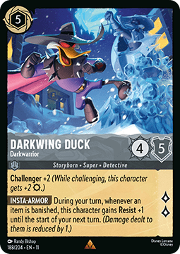 Darkwing Duck - Darkwarrior - Winterspell (Rare) [11WSP-188] Main image