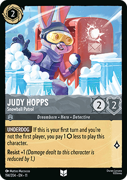 Judy Hopps - Snowball Patrol (V.1) - Winterspell (Uncommon) [11WSP-194] Main image