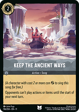 Keep the Ancient Ways - Winterspell (Uncommon) [11WSP-196] Main image