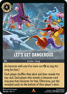 Let's Get Dangerous (V.1) - Winterspell (Rare) [11WSP-198] Main image