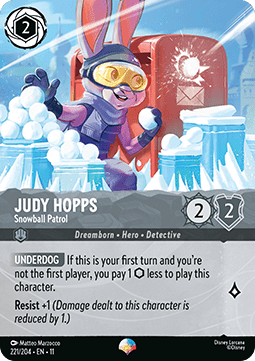 Judy Hopps - Snowball Patrol (V.2) - Winterspell (Epic) [11WSP-221]