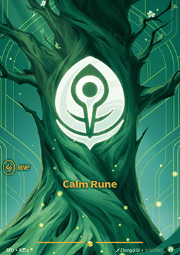 Calm Rune (V.2 - Showcase) - Spiritforged (Showcase) [SFD-R02a] Imagen principal del producto