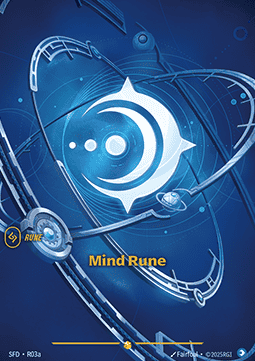 Mind Rune (V.2 - Showcase) - Spiritforged (Showcase) [SFD-R03a] Imagen principal del producto