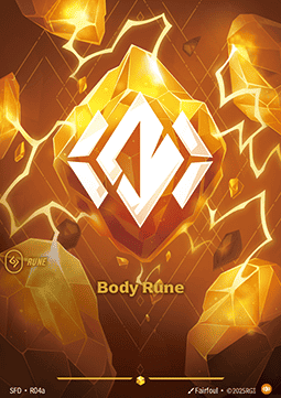 Body Rune (V.2 - Showcase) - Spiritforged (Showcase) [SFD-R04a]