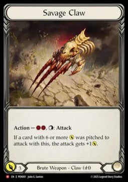 Savage Claw (Regular) - Compendium Of Rathe (Majestic) [PEN-001] Main image