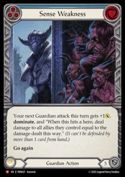 Sense Weakness (Regular) - Compendium Of Rathe (Majestic) [PEN-021] Main image