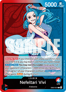Nefeltari Vivi (EB03-001) (V.1) - Heroines Edition (Leader) [EB03-001]
