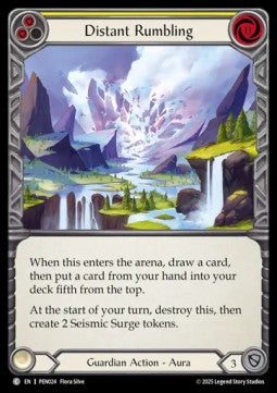 Distant Rumbling (Yellow) (Regular) - Compendium Of Rathe (Common) [PEN-024] Imagen principal del producto