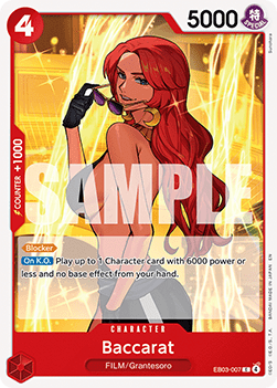 Baccarat (EB03-007) (V.1) - Heroines Edition (Common) [EB03-007]