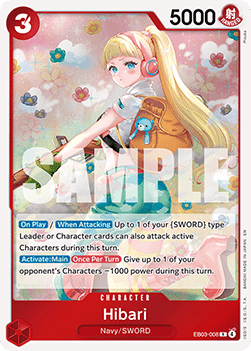 Hibari (EB03-008) (V.1) - Heroines Edition (Rare) [EB03-008] Hoofdafbeelding